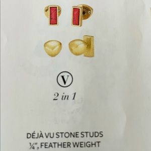 Stella and Dot Deja Vu Stone Studs